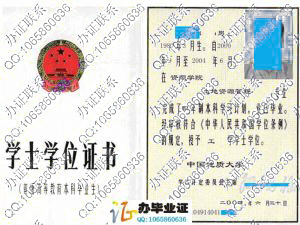 中国地质大学2004年学士学位证