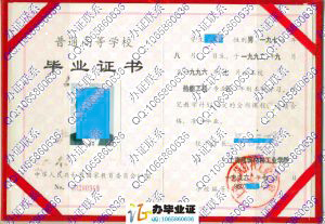 上海建筑材料工业学院1996年热能工程本科毕业证