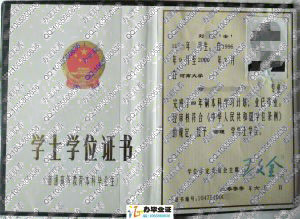 河南大学2000年学位证