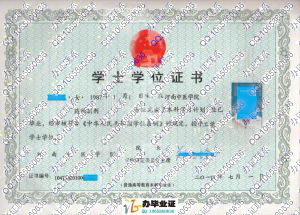 河南中医学院2010年学位证书