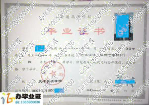 天津美术学院2011年毕业证样本