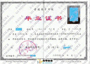 重庆邮电学院2005年计算机科学与技术统招专科起点本科毕业证