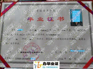 黄河水利职业技术学院2012年大专毕业证