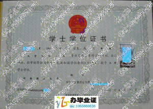 河南理工大学2010年学位证样本