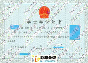 广东金融学院2012年双专业学位证