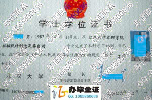 江汉大学文理学院2009年学士学位证