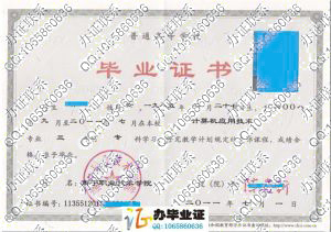 南宁职业技术学院2011年毕业证样本