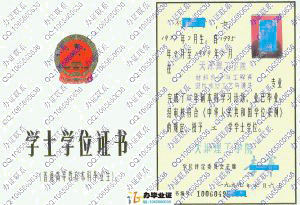 天津理工学院1999年学士学位证书