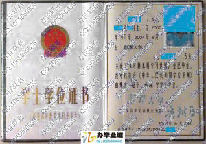 湘潭大学2004年学位证