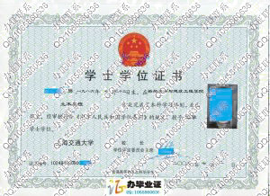 上海交通大学2009年学士学位证书