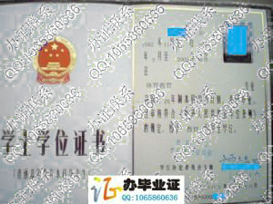 邵阳学院2006年老版学位证书