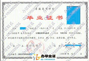 四川大学2005年网络教育专升本毕业证书