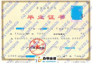 广东理工学院2014年会计电算化大专毕业证