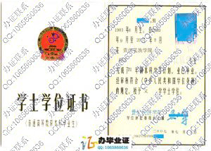 贵州民族学院2007年学位证书