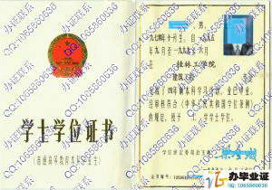 桂林工学院1999年学位证书