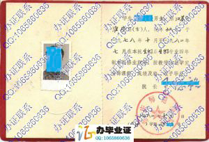 重庆师范学院1982年毕业证