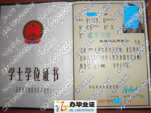 咸宁学院2005年学位证样本