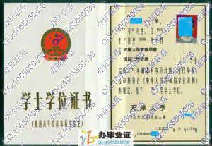 天津大学2000年学位证