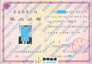 湘潭矿业学院94.95年本科毕业证