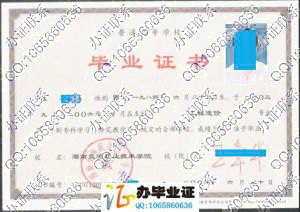 湖南交通职业技术学院2006年毕业证