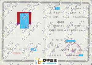 辽宁工学院2001年成人教育毕业证