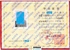 黑龙江矿业学院1989年本科毕业证