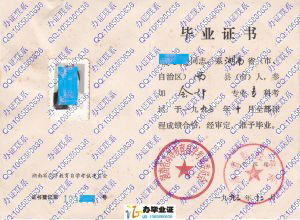 湖南财经学院1993年自考大专毕业证