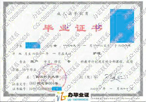 武汉科技大学08年成人毕业证