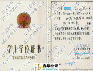 沈阳师范学院1995年学位证书