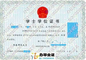 华东师范大学2009年学位证样本