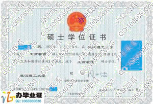 武汉理工大学2008年工商管理硕士专业学位证书