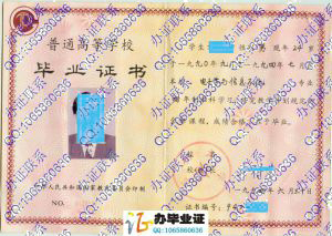 郑州大学1994年毕业证