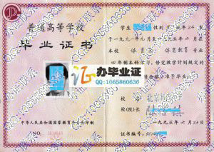 北京师范大学1995年本科毕业证