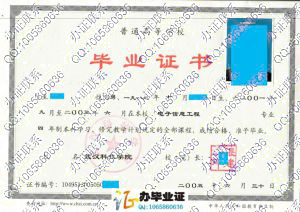 武汉科技学院2005年毕业证