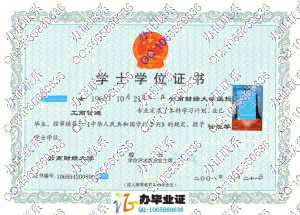 云南财经大学2008年成人教育学位证书