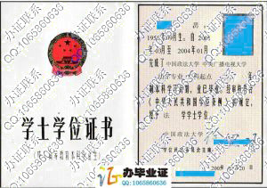 中央电大.中国政法大学2005年法学学士学位证