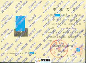 武汉水利电力学院1992年成人函授毕业证