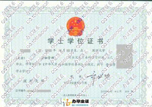 深圳大学2008年成人学士学位证书