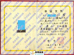 邯郸大学1990年专科毕业证