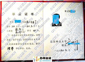 北京师范大学1989年本科毕业证
