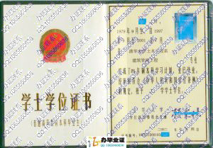 清华大学2001年学位证书