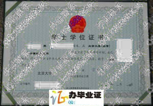 北京大学2011年自考学位证书